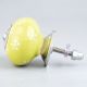 Yellow Ceramic Floral Drawer Knob Online