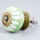 Sage Green Floral Ceramic Wardrobe Knobs Online
