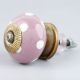 Purple Dotted Small Ceramic Knobs Online