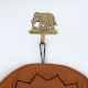 Handcrafted Brass Elephant Wall Hook | Decorative Key & Coat Hanger