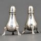 Vintage Sterling Silver Salt and Pepper Shakers in Pair from England