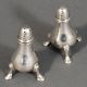 Vintage Sterling Silver Salt and Pepper Shakers in Pair from England