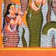 Lord Krishna Dancing on Kaliya Serpent in Traditional Kalighat Art