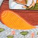 Vishnu & Lakshmi on Lotus Boat Kalighat Paper and Cloth Painting