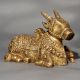 South Indian Handmade Brass Nandi Statue for Home Temple