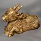 South Indian Handmade Brass Nandi Statue for Home Temple