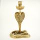 Handcrafted Brass Cobra Candle Holder