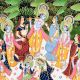 Krishna Raas Leela Traditional Pichwai Art Painting