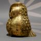 Handcrafted Brass Owl Figurine Vintage Decor