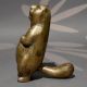 Handmade Brass Standing Beaver Decorative Figurine
