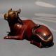 Handcrafted Brass Resting Cow Idol Figurine