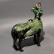 Black Patina Kamadhenu Cow Idol Handcrafted Brass