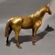Vintage Brass Horse Sculpture Handcrafted Decor