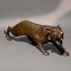 Roaring Tiger Sculpture Handcrafted Brass Decor