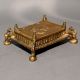 Ornamental Brass Chowki Stand Handcrafted Decor