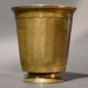 Antique Finish Brass Pooja Pedestal Cup