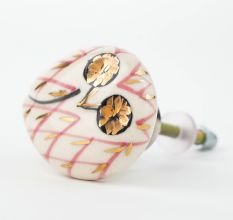 Pink Owl Drawer Bird Knob