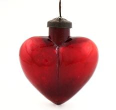 Red Heart Shape Christmas Hanging