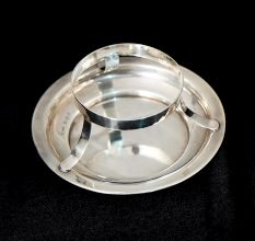 Sterling Silver Minimalist Candle Holder Table Decor