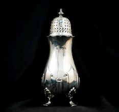 Vintage Sterling Silver Pierced Sugar Shaker