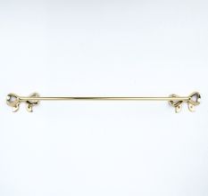 Golden Handmade Towel Hanger Made of Premium Brass