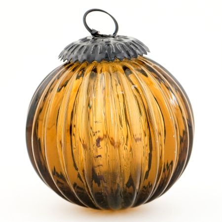 Dark Brown Solid Melon Christmas Hanging
