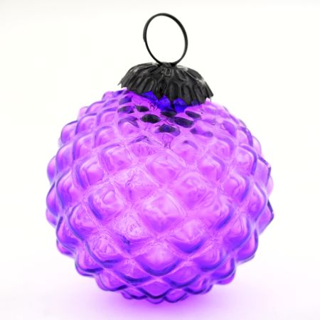 Purple Solid Custard Apple Christmas Hanging