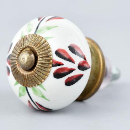 Green Leaf Ceramic Drawer Knob Online