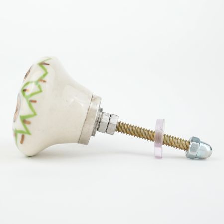 Green Owl Cabinet Bird Knob