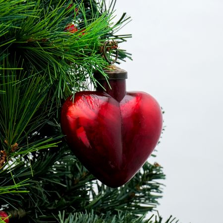 Red Heart Shape Christmas Hanging