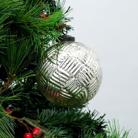 Silver Cut Christmas Hanging