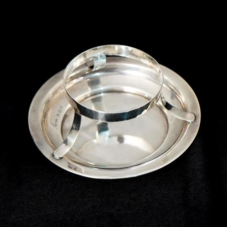 Sterling Silver Minimalist Candle Holder Table Decor