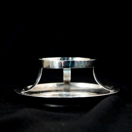 Sterling Silver Minimalist Candle Holder Table Decor