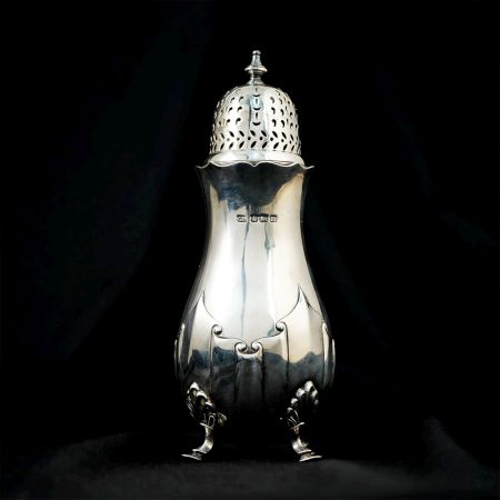 Vintage Sterling Silver Pierced Sugar Shaker