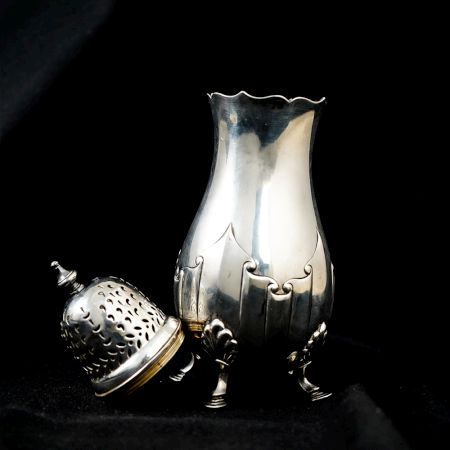 Vintage Sterling Silver Pierced Sugar Shaker
