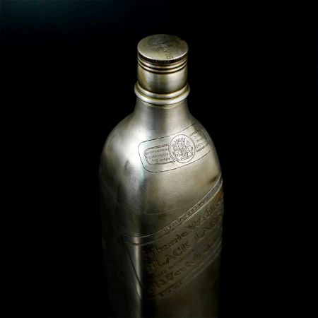 Handcrafted 92.5 Sterling Silver Black Label Bottle