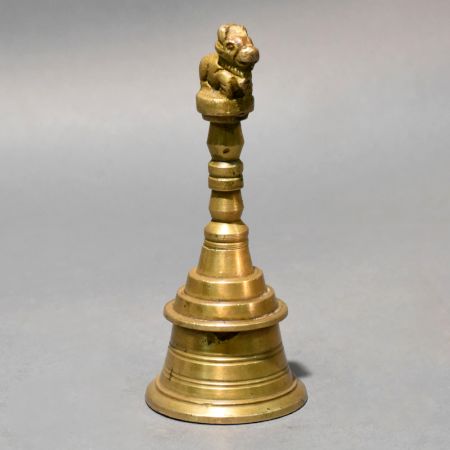 Brass Nandi Handle Temple Pooja Bell