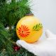 Yellow Round Flower Christmas Hanging