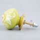 Lime Green Floral Ceramic  Dresser Knobs Online