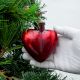 Red Heart Shape Christmas Hanging