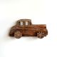 Natural Wooden Adhesive Car Design Wall Hook
