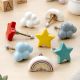 Multicolor Kids Theme Star,Cloud and Rainbow Ceramic Drawer Knobs