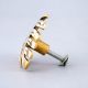 Golden Brass Monstera Leaf Cabinet Knob