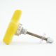 Solid Yellow Star Ceramic Cupboard Knob