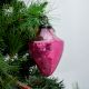 Vintage Pink Glass Cone Shape Hanging Ornament