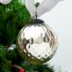 Vintage Style Mercury Silver Glass Christmas Ornament