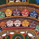 Kalighat Pattachitra Goddess Durga Folk Painting (216×121 cm)