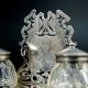 Sterling Silver Crystal Inkstand Desk Set