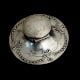 Antique Sterling Silver Hinged Desk Ink Pot