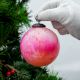 Pink Decorative Round Glass Hanging Ornament